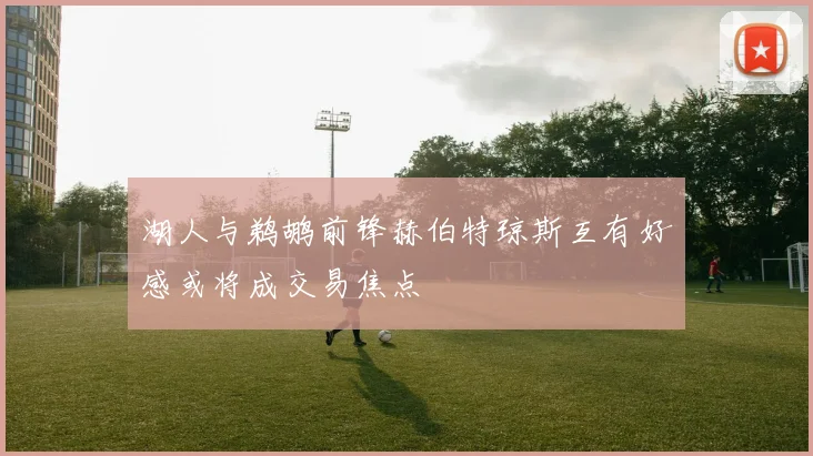 湖人与鹈鹕前锋赫伯特琼斯互有好感或将成交易焦点